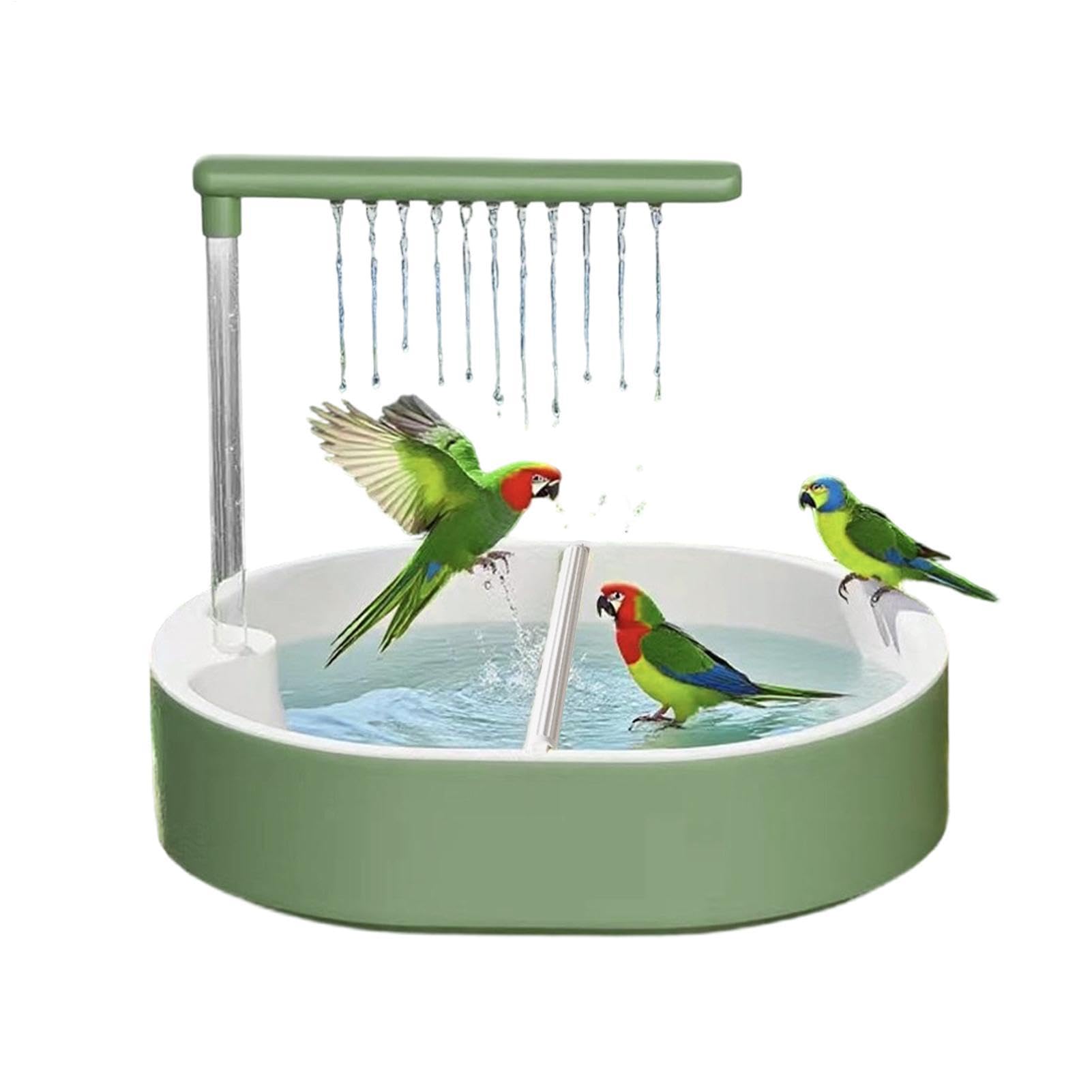 Ducha para Pájaros Con Alimentación por USB | Ducha para Periquitos, Cotilas, Agapornis, Cacatúa, Loros Grises Africanos para Periquito, Agapornis, Ninfa, , Lovebird,