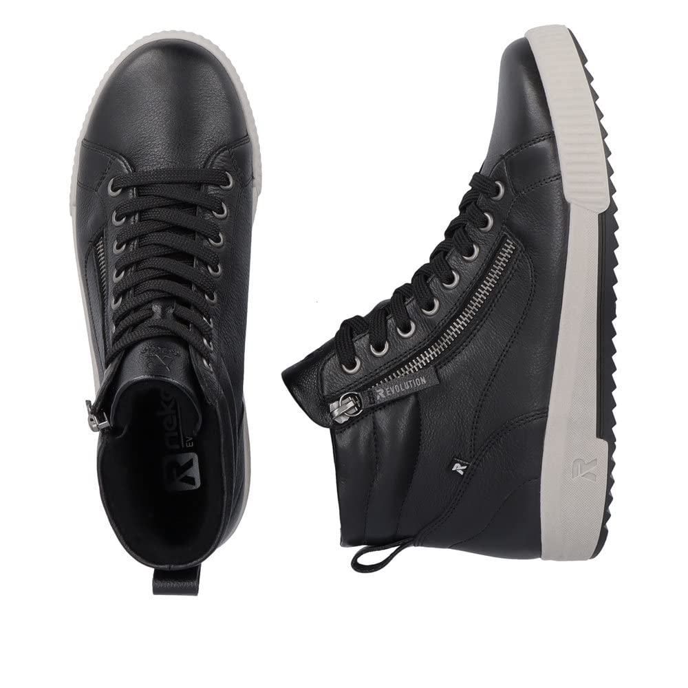 Rieker Donna Sneaker W0164, Signora Sneaker Basse,Soletta Removibile