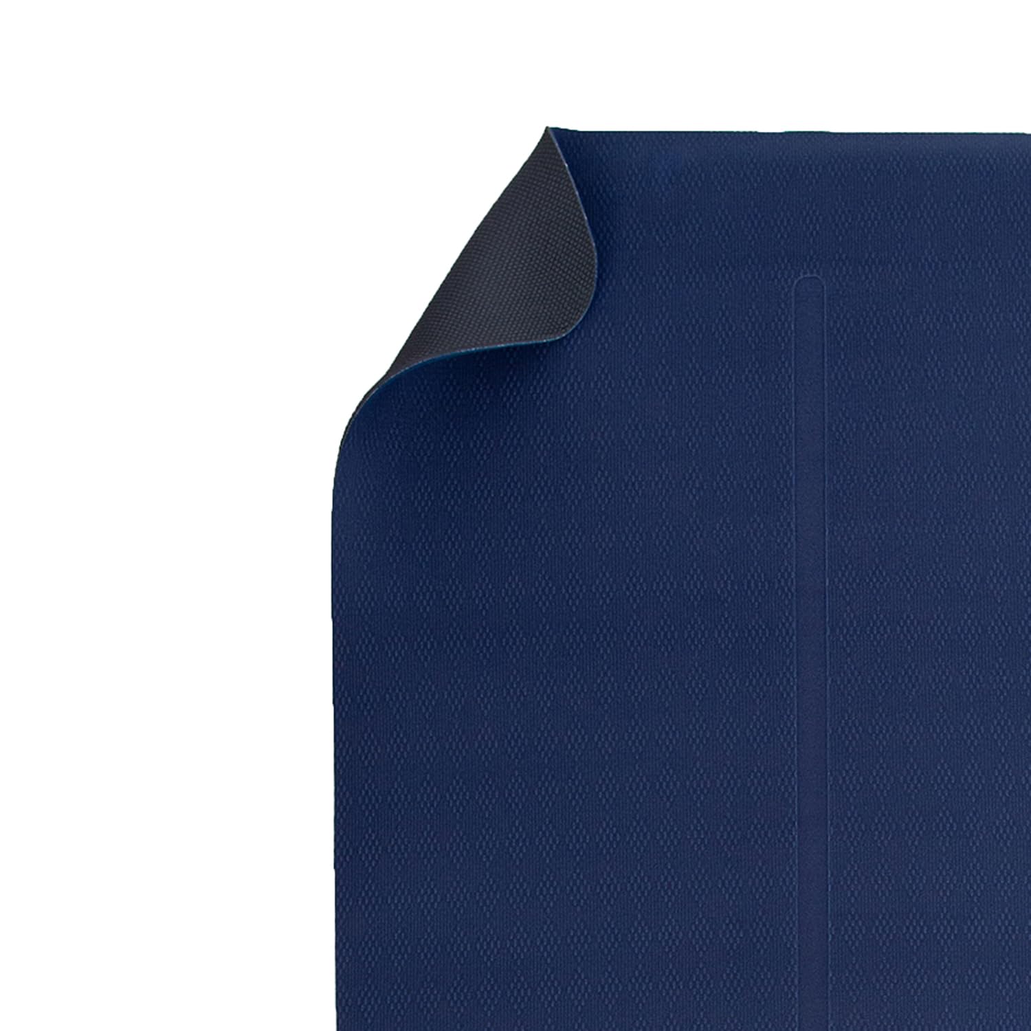 Yoga Studio Inter-Eco - Tapete de yoga reversible de alineación de 5 mm, antideslizante, grueso, para entrenamiento, ligero, para yoga y pilates