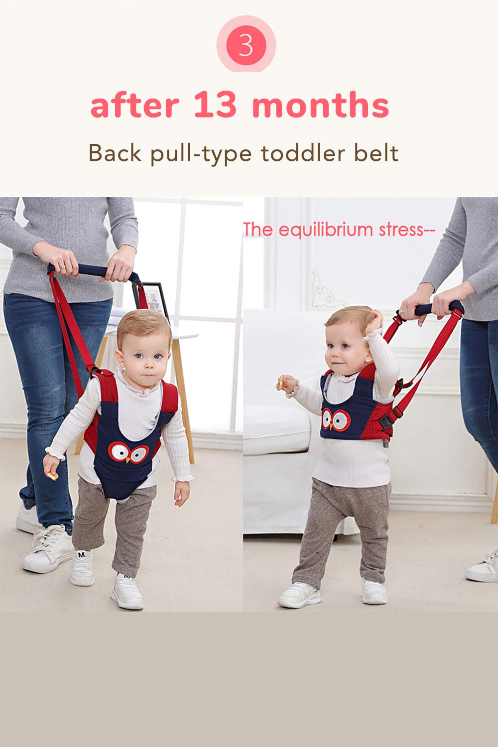 Redini Primi Passi per Bambini Aiuto Permanente Trottatore Forma Animale