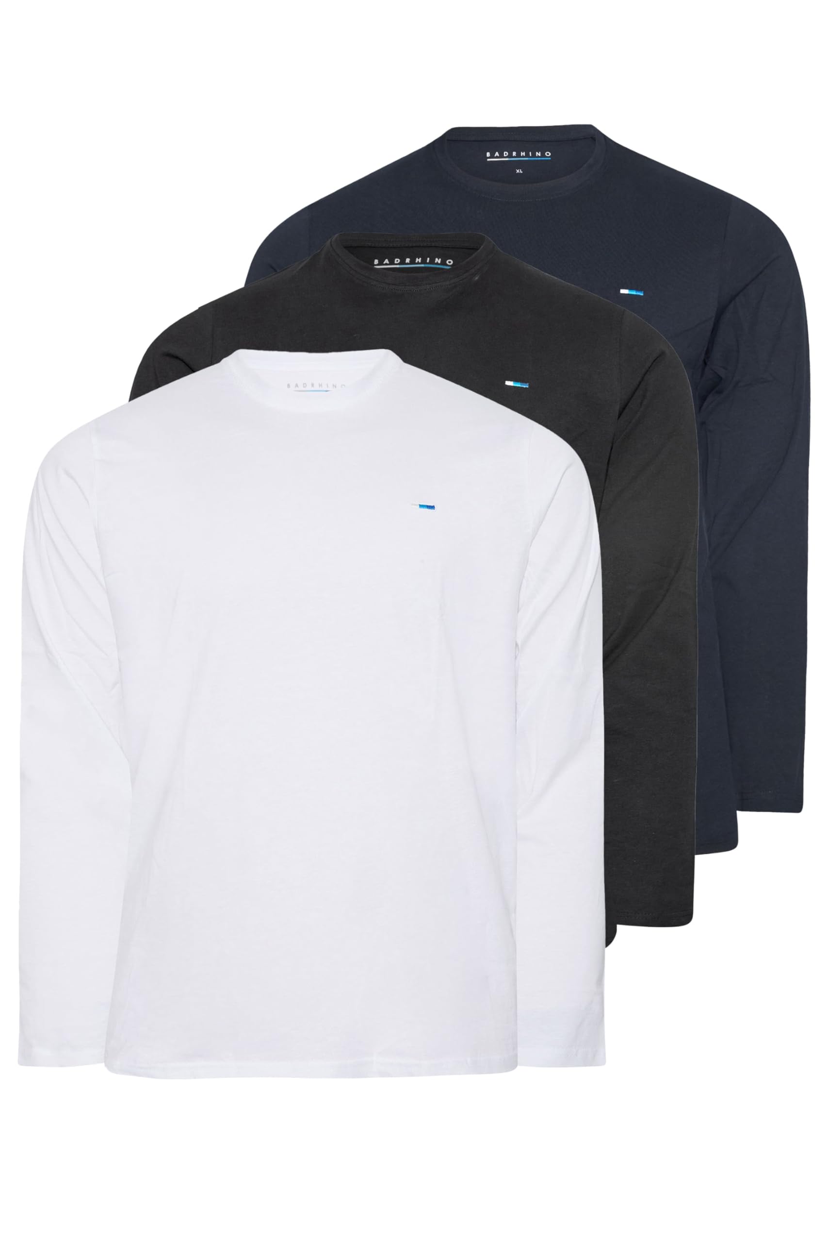 Badrhino 3 Pack Long Sleeve T-Shirt