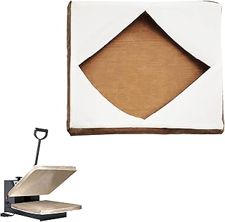 Ikotich Heat Press Platen Wrap Cover 15*15 inch, Non-Stick Heat Resistant Teflon sheets Protector, Teflon sheets for Heat Press Mat Wrap Cover, for Protecting Heat Pressing Machine Plate from Residue