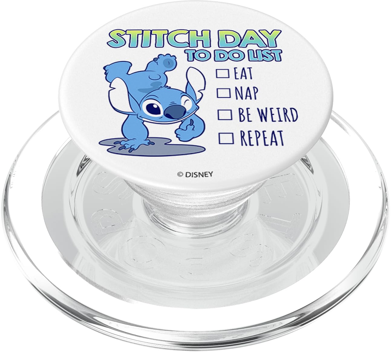 Disney Lilo & Stitch Stitch Day To Do List PopSockets MagSafe PopGrip for iPhone