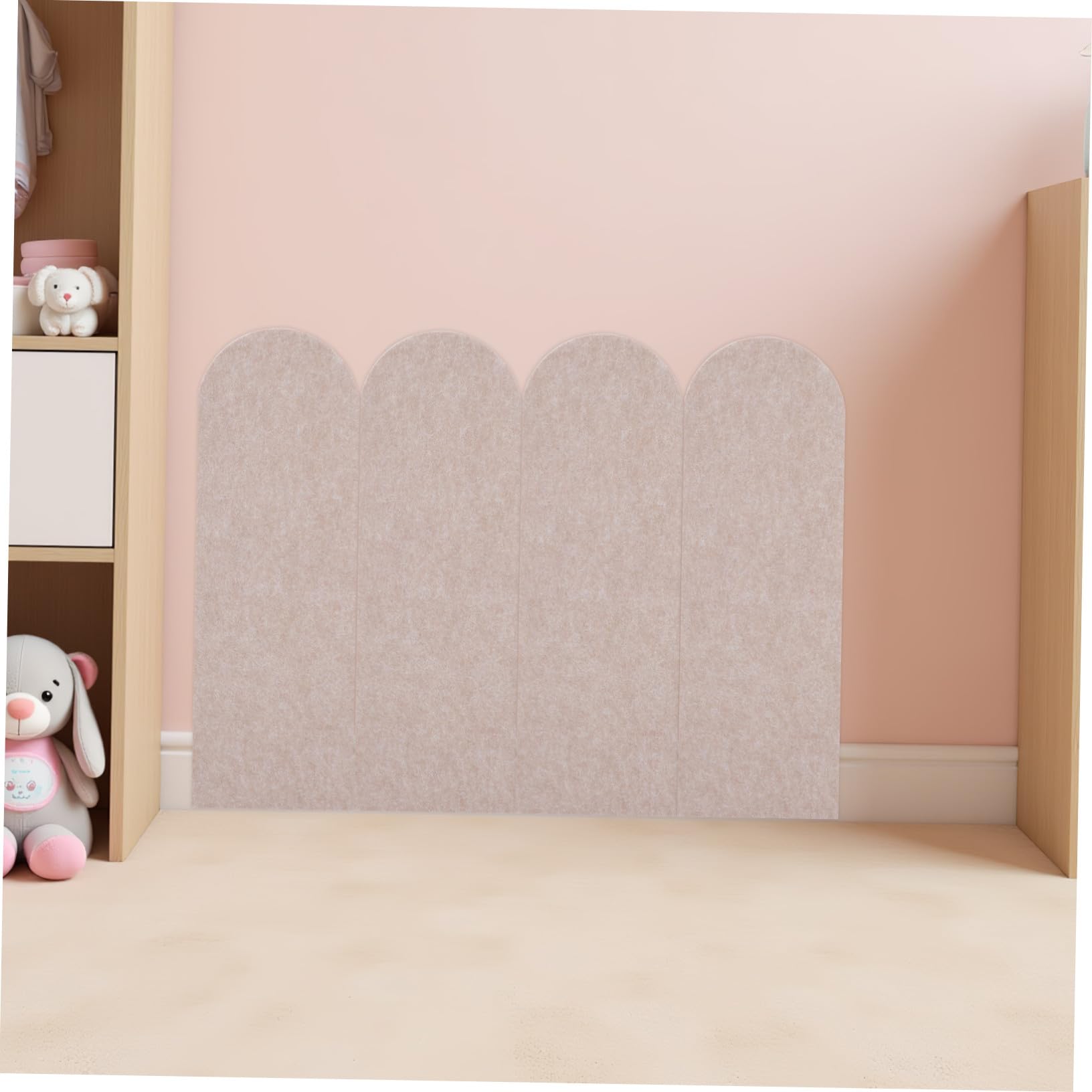 YARNOW 6pièces Panneau Mural Souple pour Salle De Jeux Protections Murales Autocollantes Rembourrage Mural pour Garçon Fille Et Sports De Sécurité