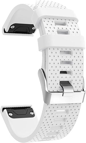 Vista 57 de Correas de reloj Garmin Fenix 6S Pro, Fenix 6S Sapphire Quick Fit 20 correas de repuesto de silicona para reloj Garmin Fenix 5S Plus para mujeres