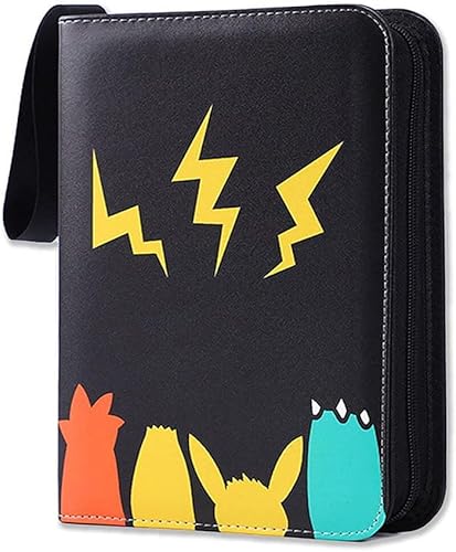 Carpeta para tarjetas coleccionables de 400 bolsillos con 50 fundas extraíbles, estuche de transporte con cremallera para niños y niñas (#2)