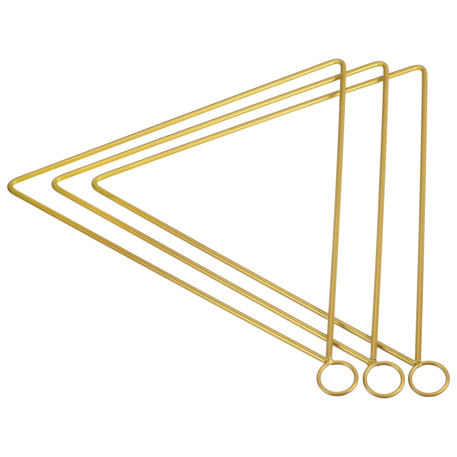 Anneaux macramé triangle de 25,4 cm pour créer une décoration de mariage bohème