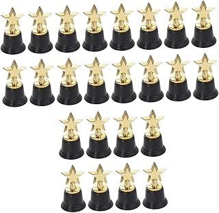 BESPORTBLE 24 PCS Plastic Trophies Plastic Trophy Sports tournaments Trophy Winner Award Trophies Award Statues Medals Kids Award Trophy Award Ceremony Trophy Golden Trophy Souvenir Child