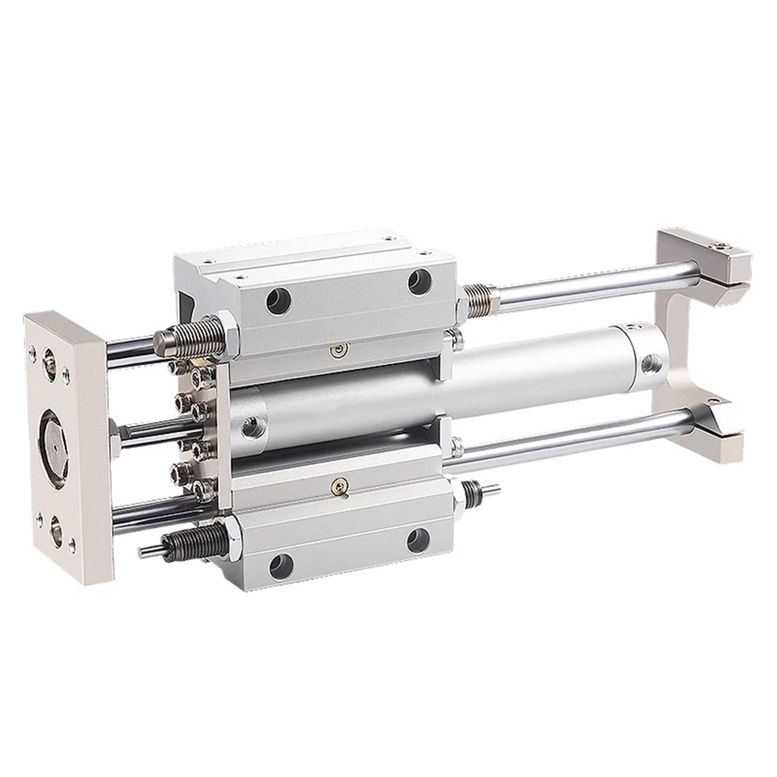 Vérin pneumatique MGGMB20 guidé à double poteau et course réglable 3 axes 100mm