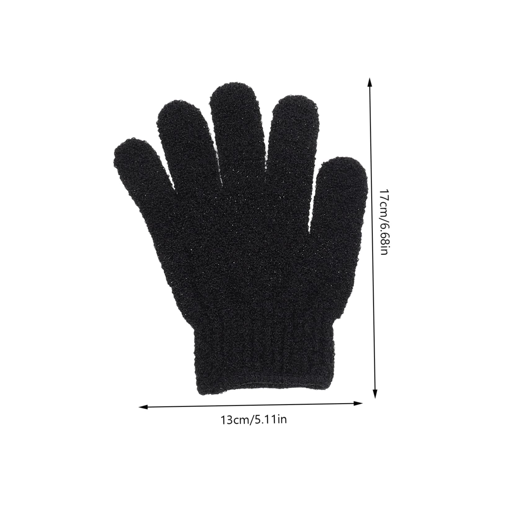 VALICLUD 10Pcs Exfoliating Bath Gloves Five Finger Design Shower Mitts for Skin Scrubbing Comfortable and Durable Bath Scrubber Gloves