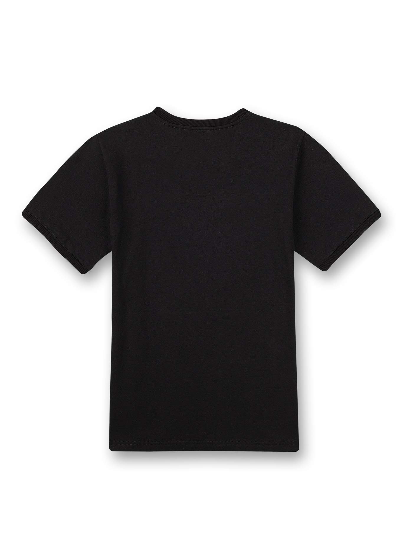 Sanetta Jungen Athleisure Shirt Schwarz Pyjamaoberteil
