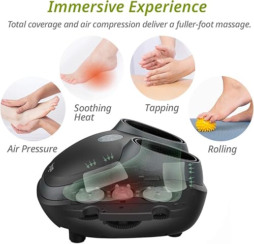 Miniatura 3 de Mynt Tapping Masajeador de pie - Terapia de pie 3D absorbente para tobillo, talón, arco y dedos Ajustes personalizados, construcción duradera.