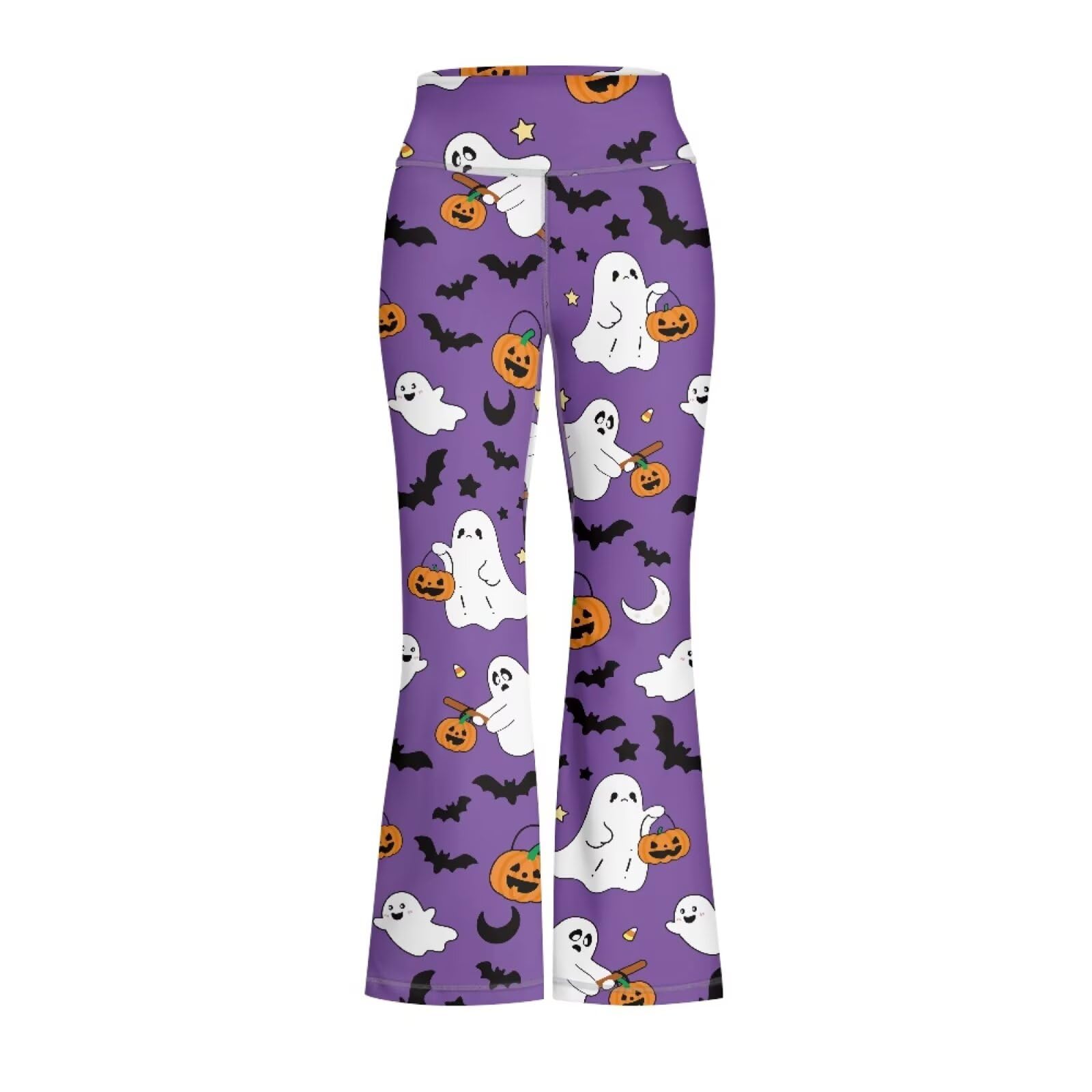 Girls Flare Leggings 5-14T Cute Bell Bottoms for Girl Yoga Pants for Gym