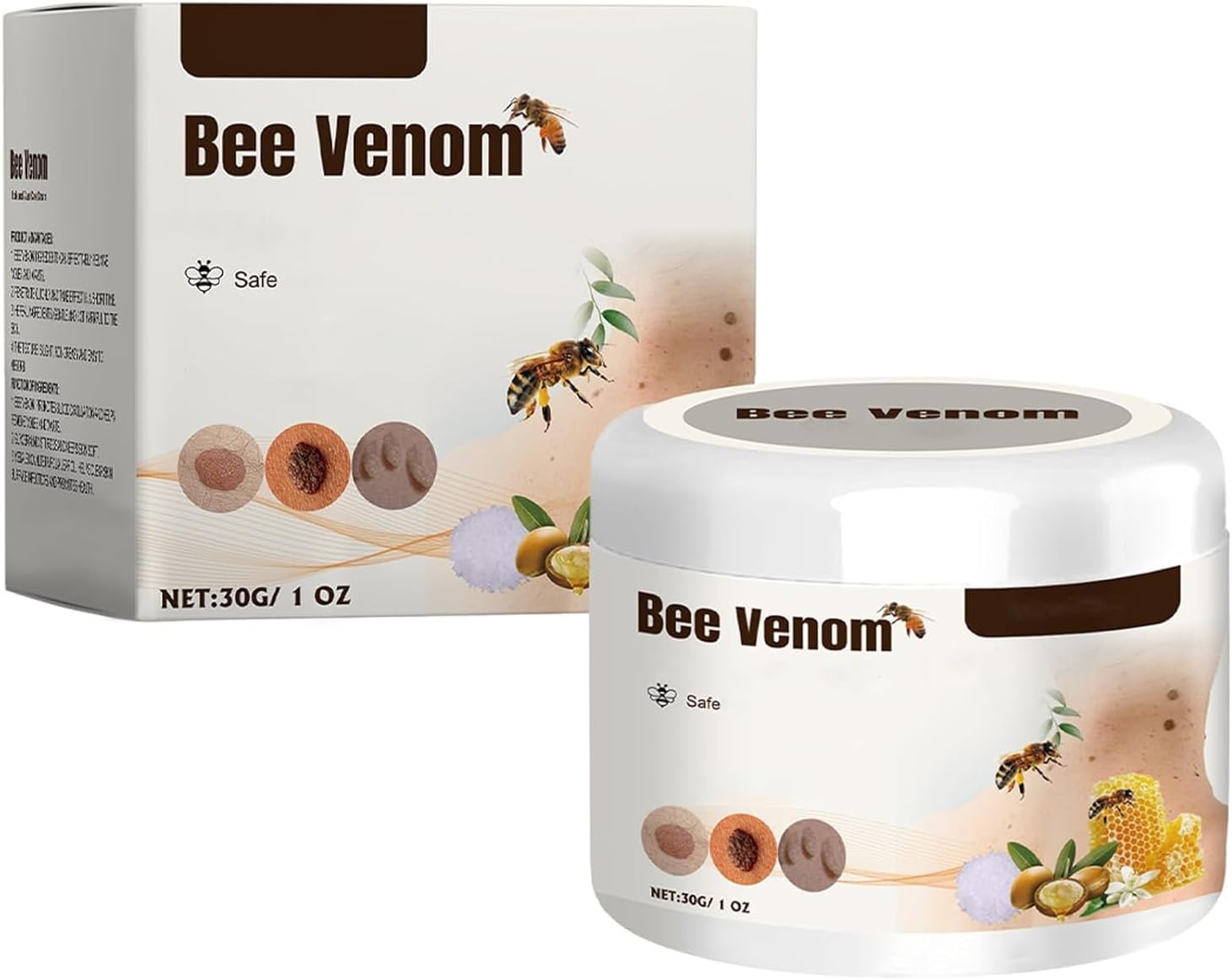 AzoneeBee Cream, Skin Cleansing Care Cream, Skin Repair Cream, Skin Moisturizing Cream, With Natural Organic Bee, Joint Cream for All Skin Types
