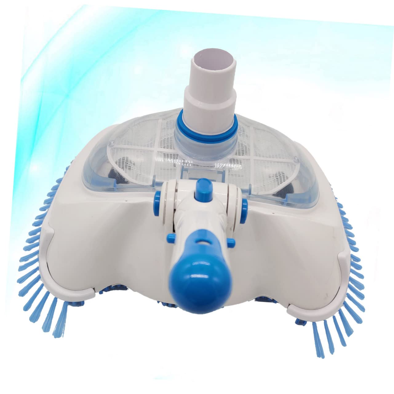 Cepillo para Aspiradora de Piscina Cubierta Transparente, Blanco