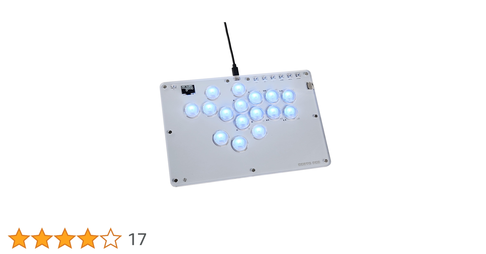 アケコン レバーレス コントローラー 16ボタン ゲームパッド アーケードレバー 61Ao01PQTCL.jpg_BO30,255,255,