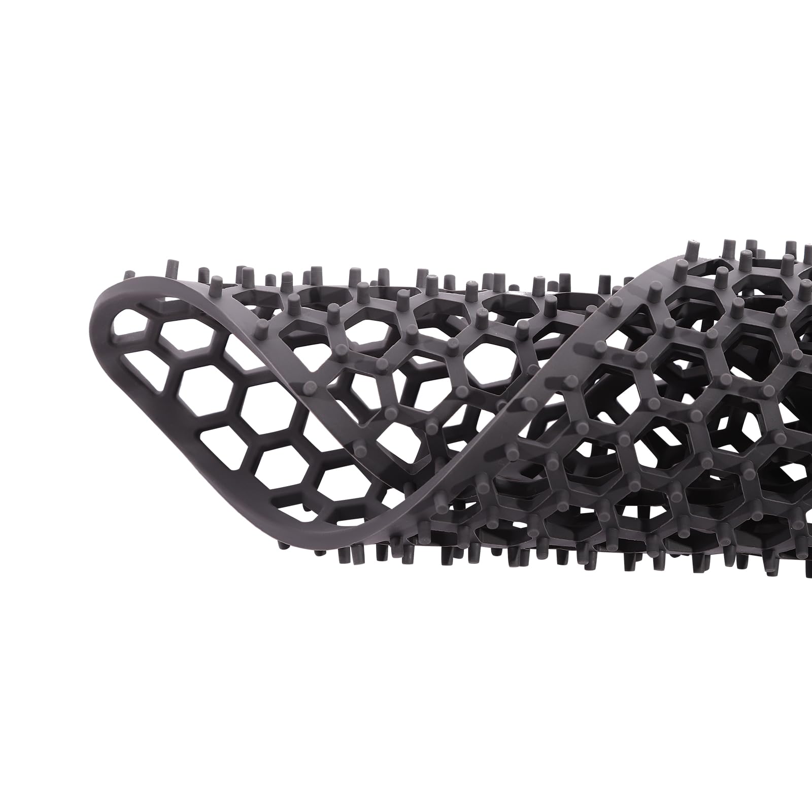 Tappetino per Lavello in Silicone per Alimentari, Antiscivolo, Resistente alle Alte Temperature, Grigio Scuro