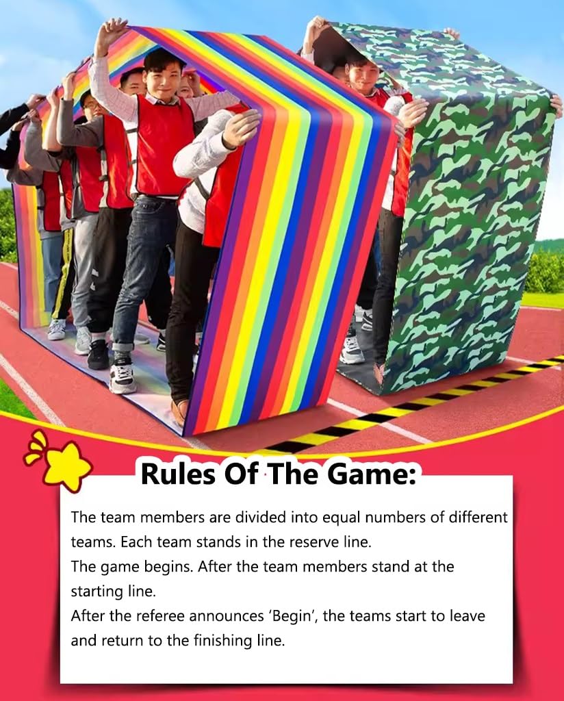 Juegos de Team Building, Accesorios for Juegos de Trabajo en Equipo IEOWY for jardín Infantes, Juego for niños, Clase(Adult 20M/26FT)