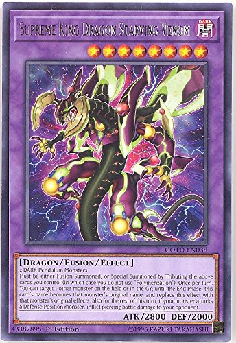 yu-gi-oh Supreme King Dragon Starving Venom - COTD-EN038 - Rare - Unlimited Edition - Code of The Duelist (Unlimited Edition)