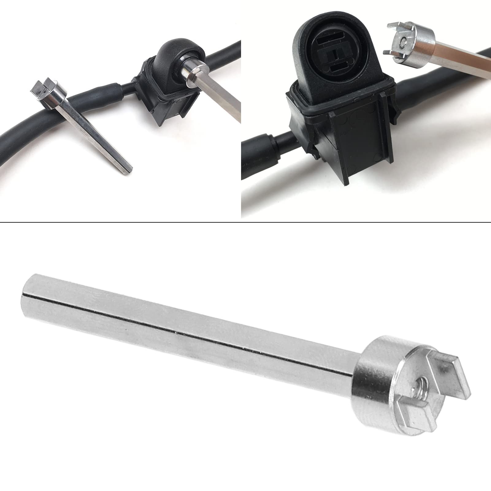 Washer Nozzle Adjustment Tool: with 4Mm/6mm Slots for W204 W207 W212 W218, Stainless Steel Replacement Nozzle Tool