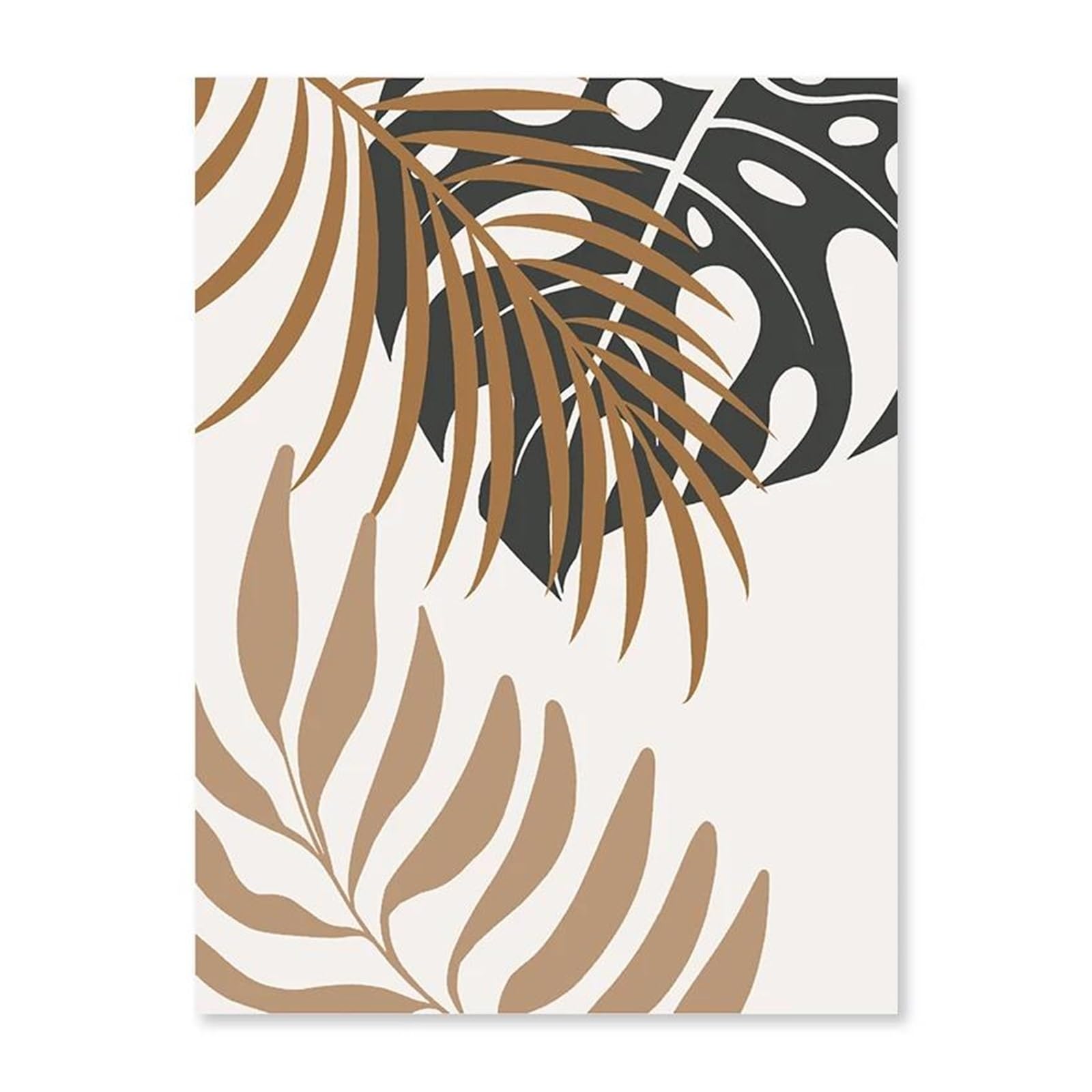 Affiche abstraite sur toile de qualité supérieure style bohème 40x50