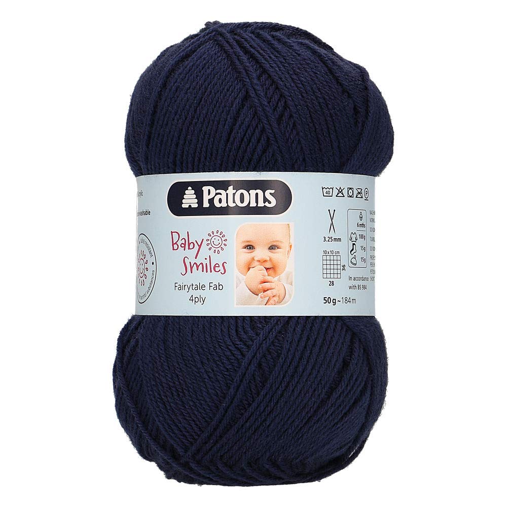 Patons Fairytale Fab 4ply, Navy (1050), 50g