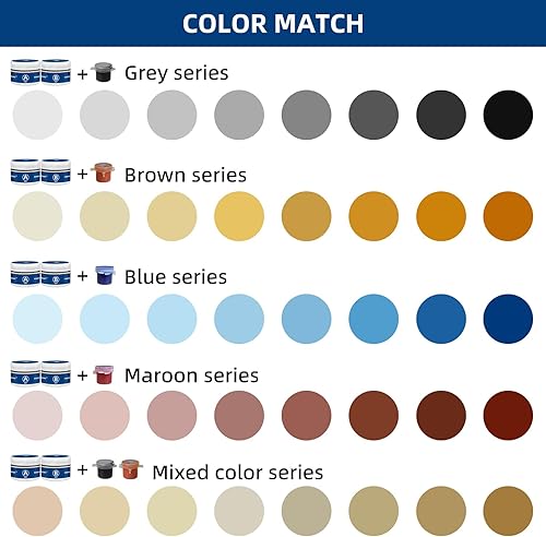 Miniatura 2 de Kit de reparación de azulejos y granito, piedra de porcelana de mármol y encimeras de cuarzo, kit de reparación para astillas, abolladuras, grietas,