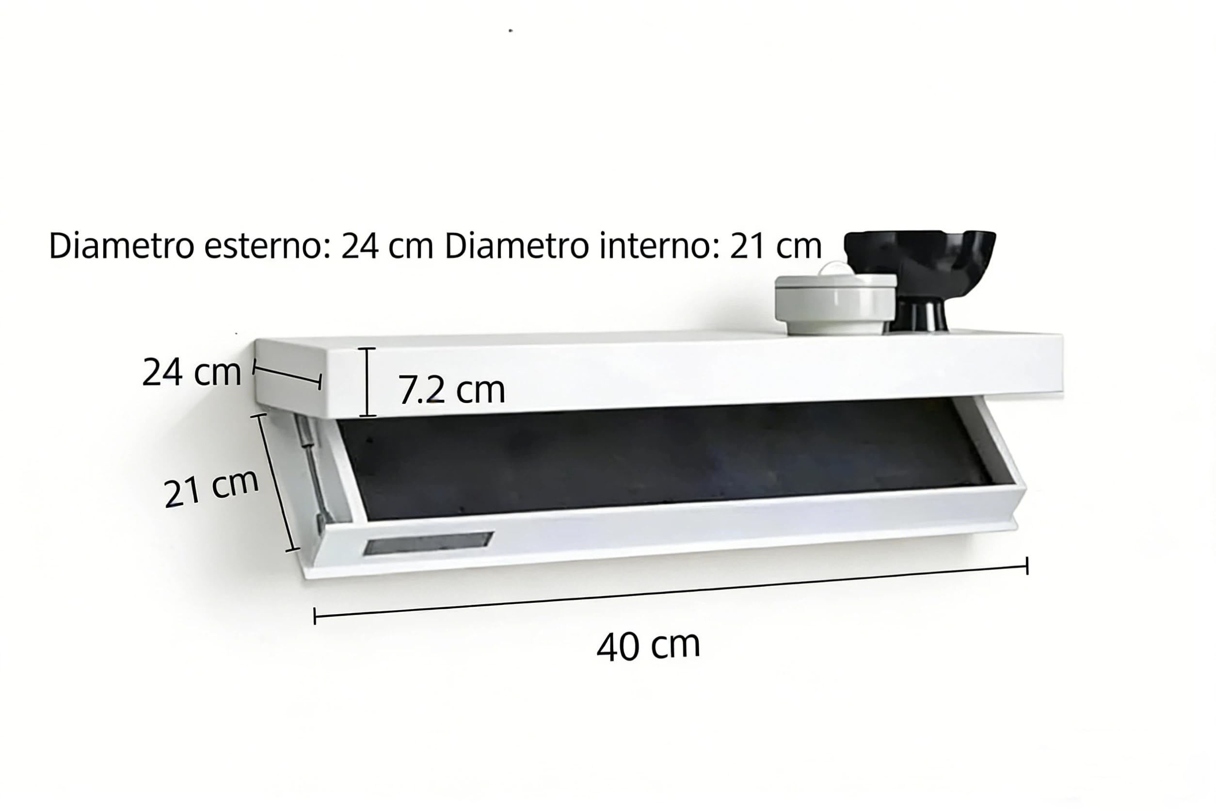 Caja fuerte flotante oculta para armas, estante con compartimentos secretos, almacenamiento montado en pared