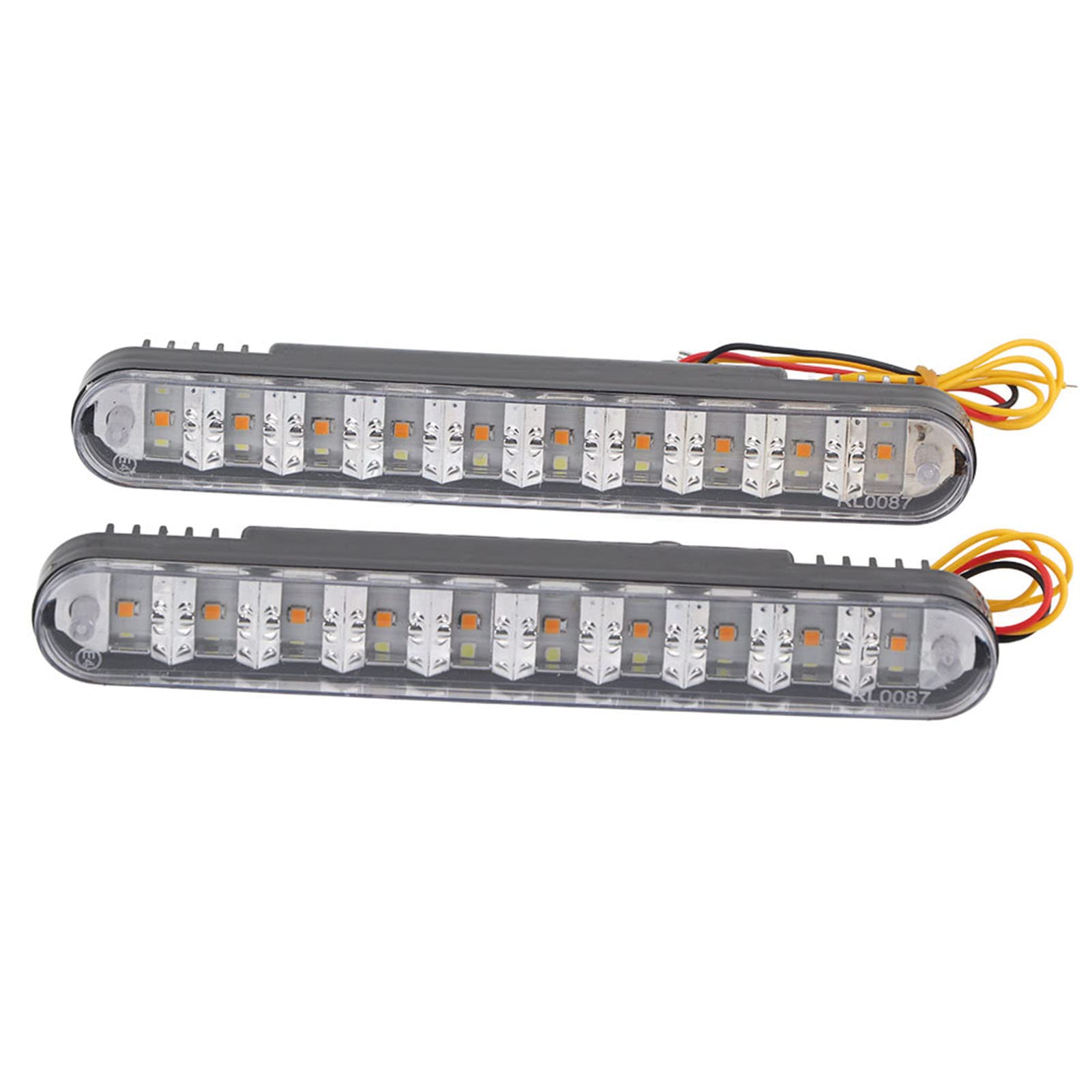 voiture feux jour Feu de Jour pour Voiture, 2x30 LED, DRL, pour la sécurité, Blanc, Super Lumineux, Clignotant à Bande Automatique
