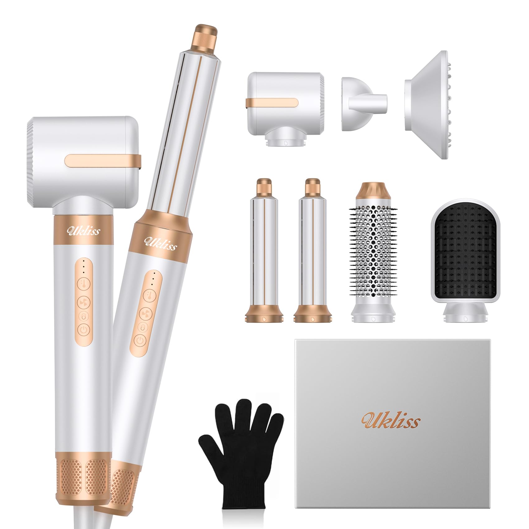 Amazon.com : UKLISS Hair Dryer Brush 7 in 1，110000 RPM Hair Dryer