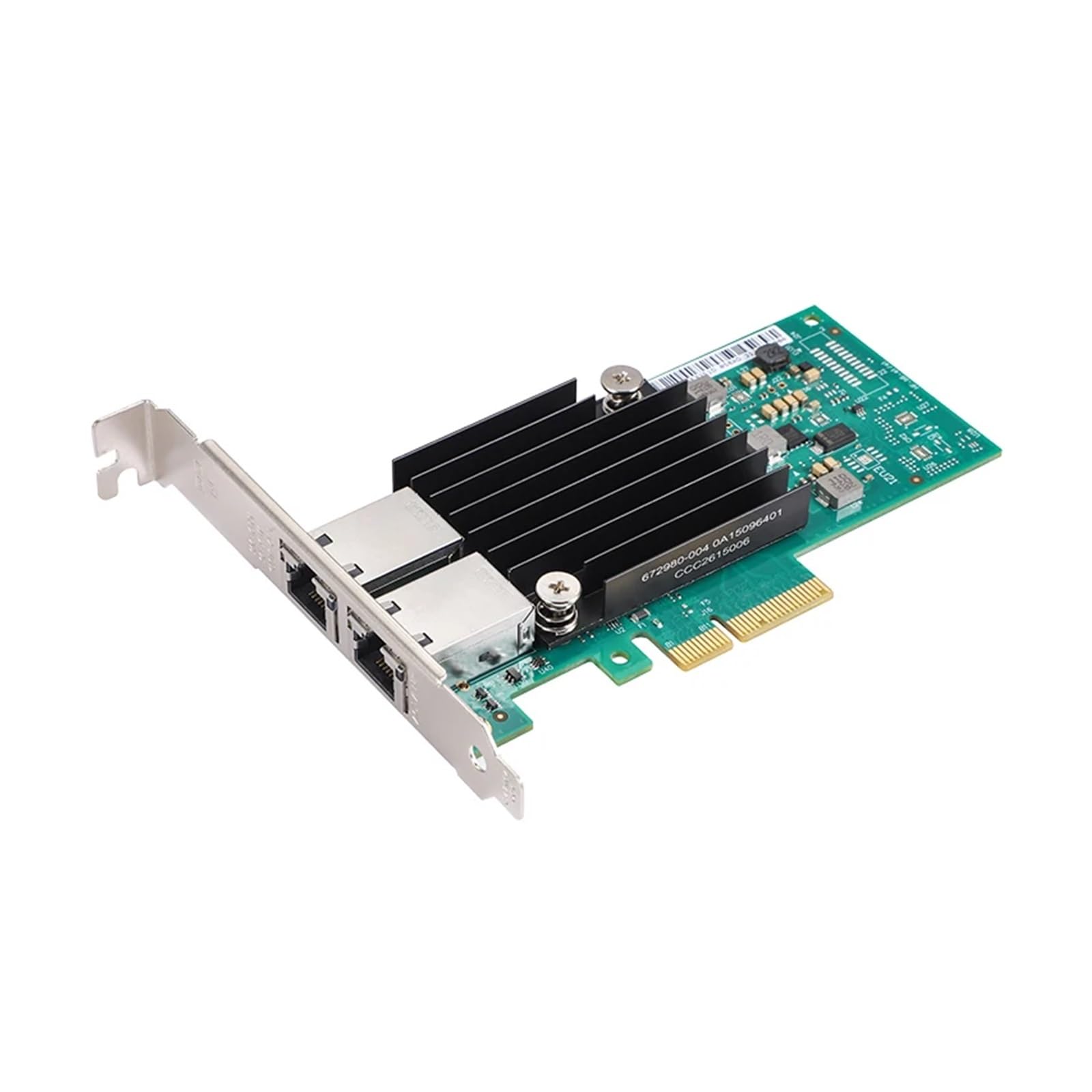 OSHZIKJII 10G Dual-RJ45 Ports Network Card X550-T2 v3.0 PCI-Ex4 / Compatible X8 X16