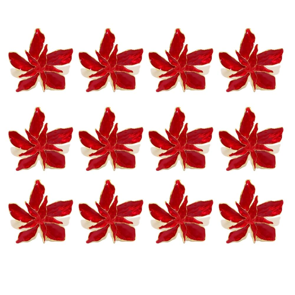 CTRLZS Napkin Ring Restaurant Christmas Napkin Ring Ring Wedding Festive Banquet Dinner Napkin Buckle Decoration