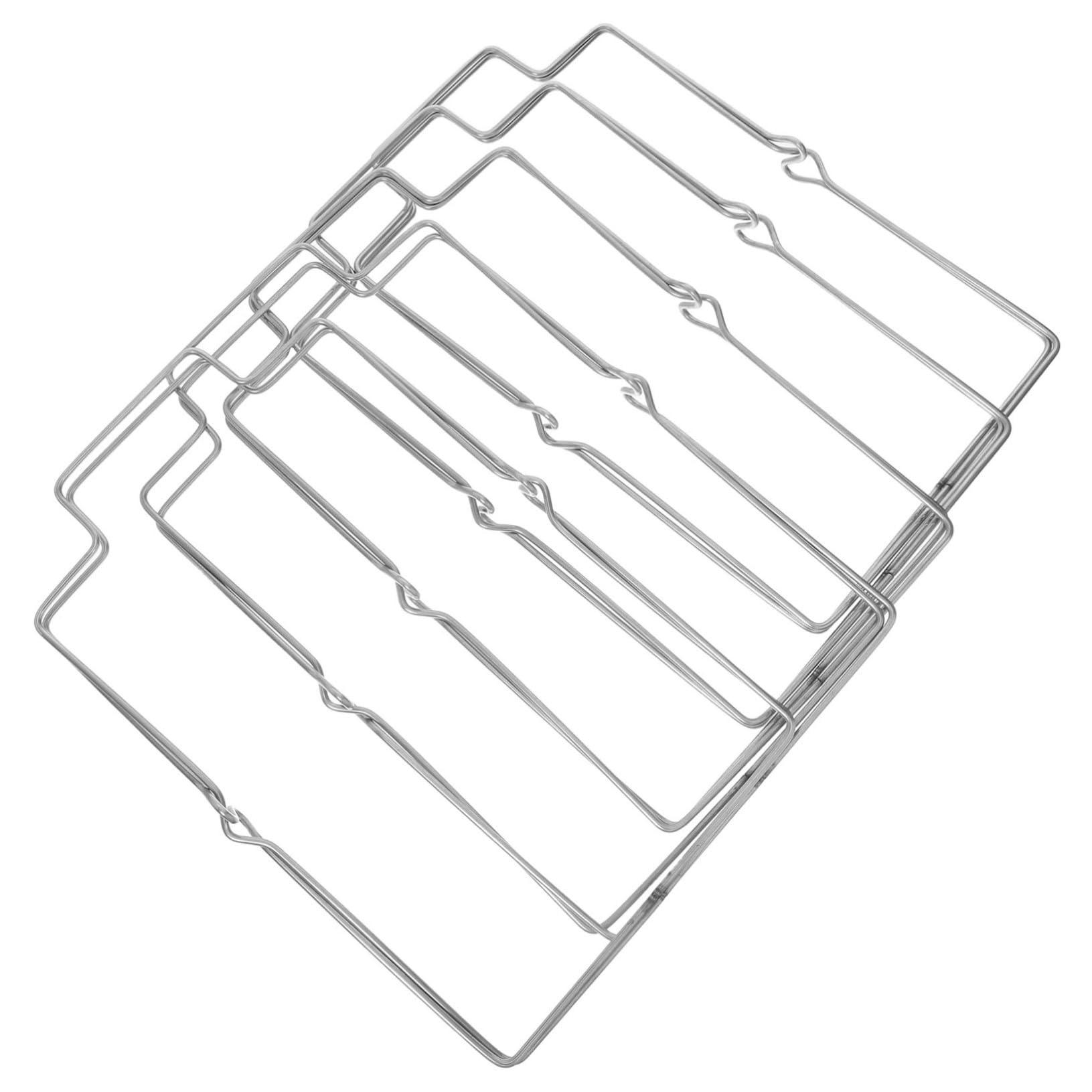 Support sacs poubelle en acier inoxydable pliable lot de 5 racks multifonctions pour cuisine