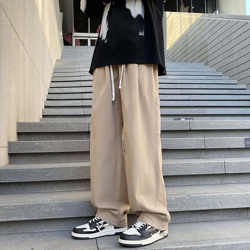 ' Korean Elastic Simple Trousers3