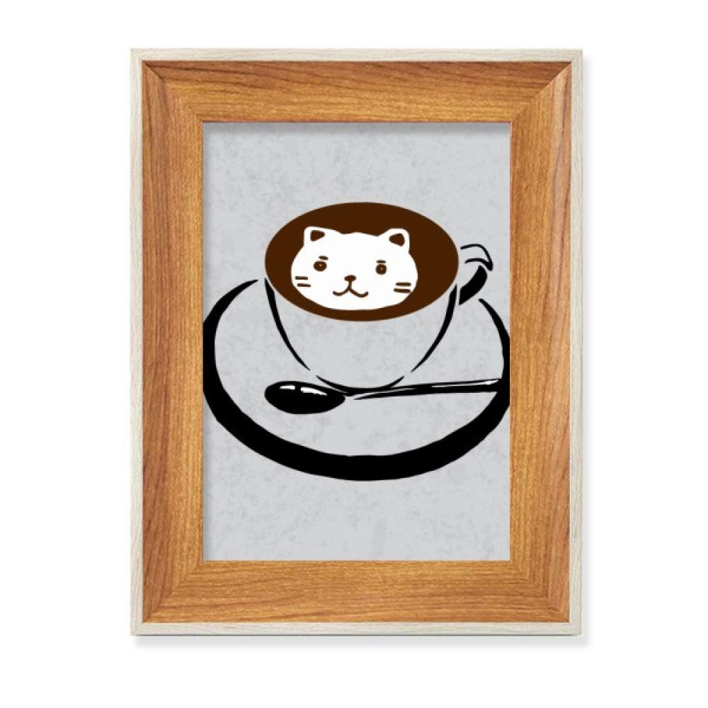 Cadre de Photo en Bois pour bureau : sublimez votre espace terne avec un chat
