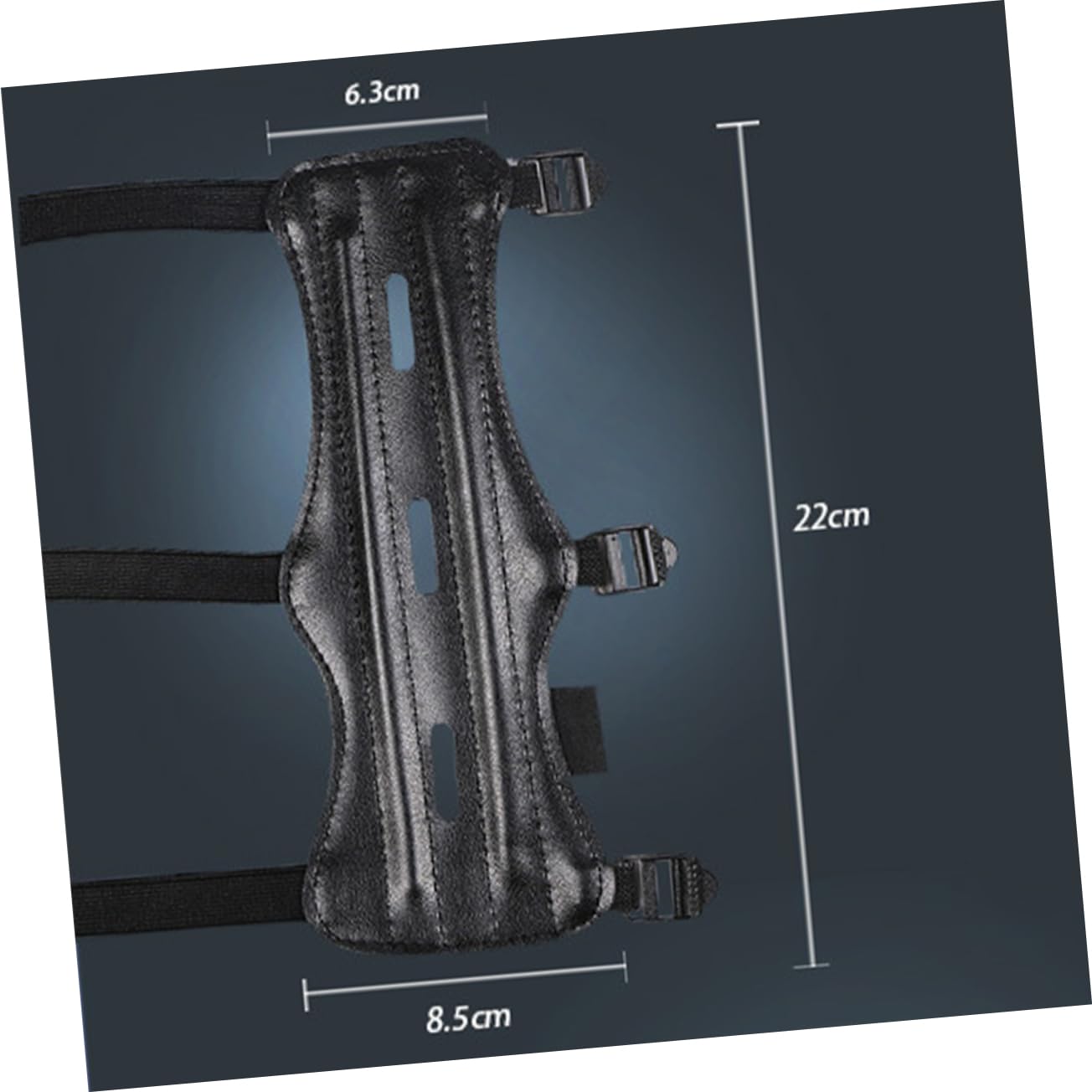 CORHAD Comfortable Archery Arm Guard Triple Buckle Strap for Arm Sizes Breathable Material