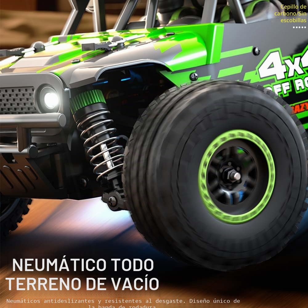 X-Verse SG202MAX - Coche teledirigido 1:20 55km/h RC sin escobillas 4WD todoterreno Truggy Truck Crawler para adultos y niños (3 baterías)