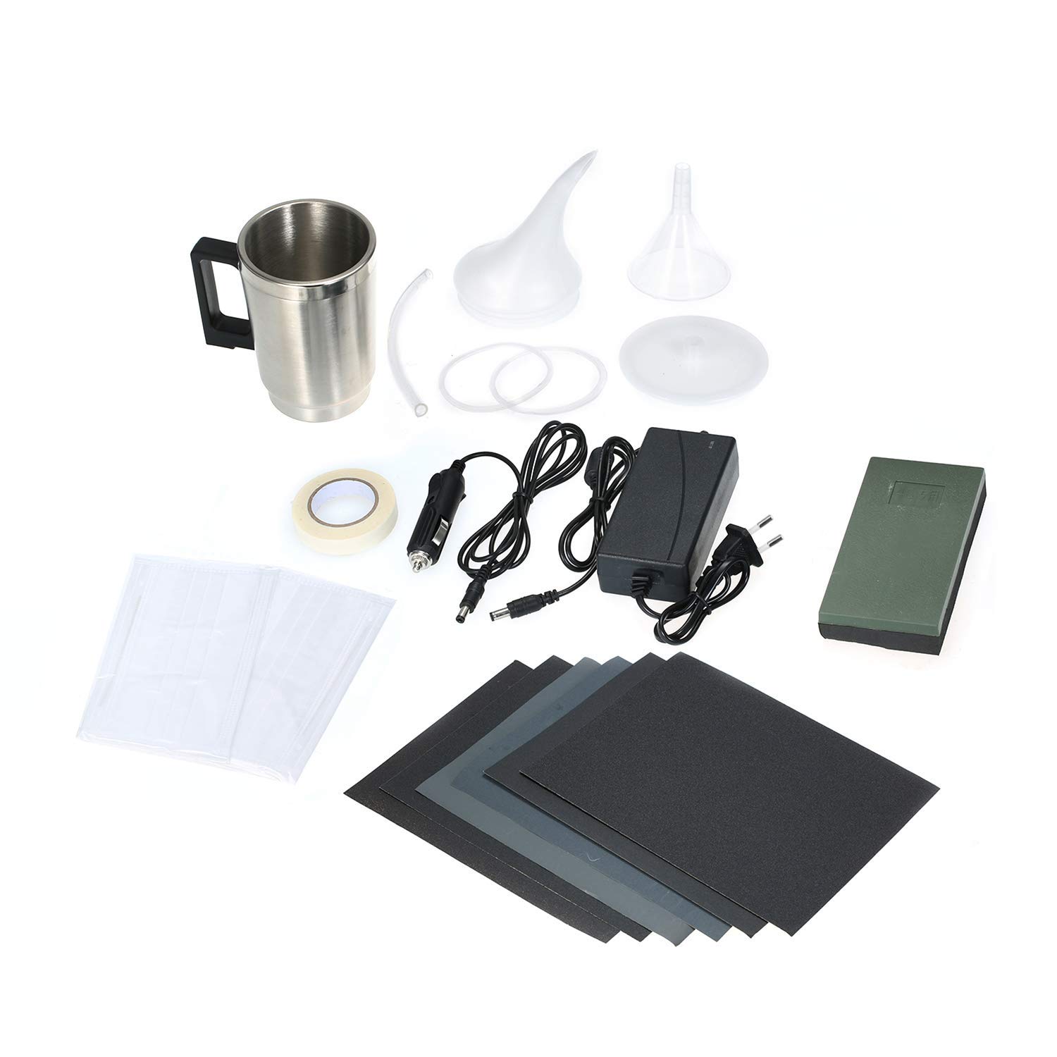 Kit Riparazione Fari Auto - Levigatrice E Polish Per Eliminare Graffi E Ingiallimento Fari