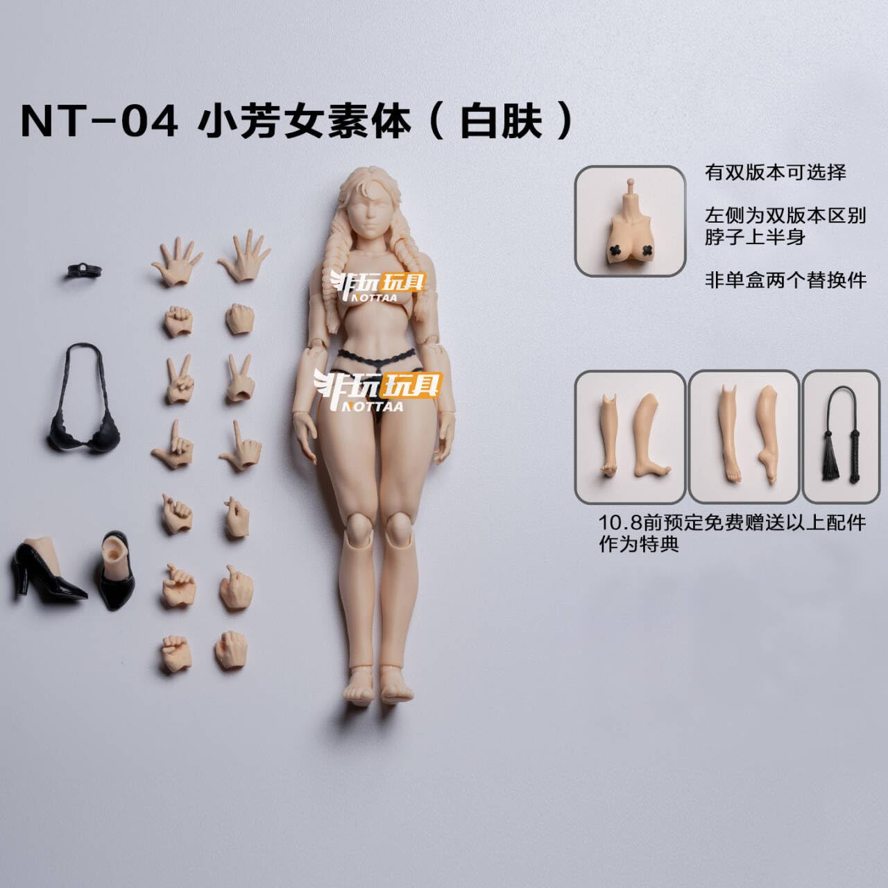 Amazon | [Tbmodel] NOTTAA TOYS 1/12 フィギュア 超可動 少女 FANG 素