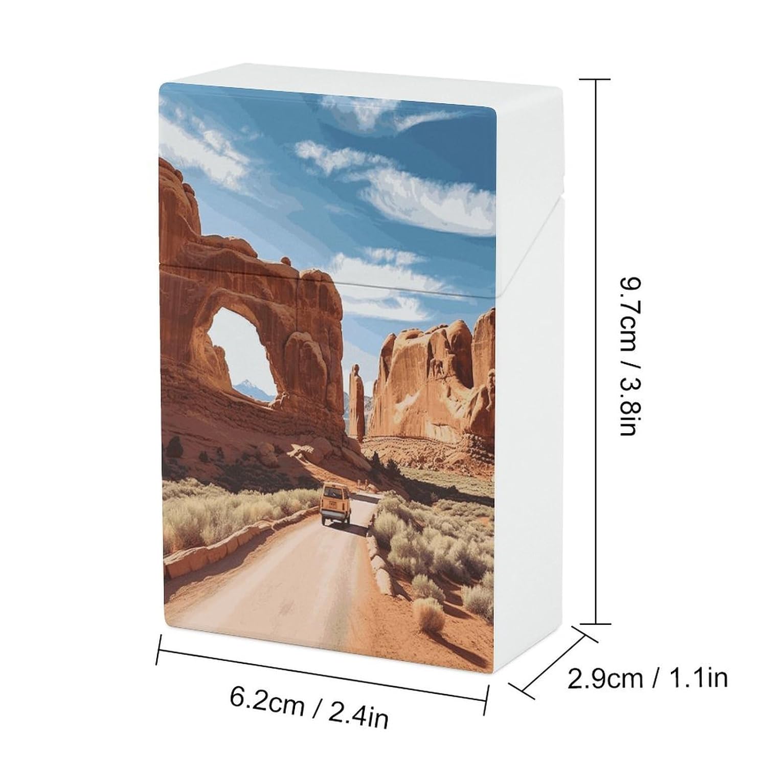Arches National Park Entrance Cigarette Case Plastic Cigarette Holder image 2