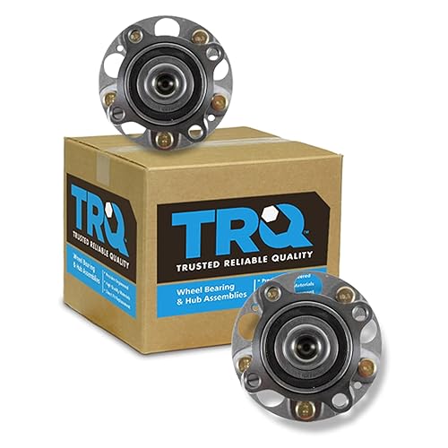 Miniatura 952 de TRQ Juego de 2 rodamientos y bujes de rueda trasera izquierda y derecha, compatible con Mazda CX-9 2007-2015 con tracción total