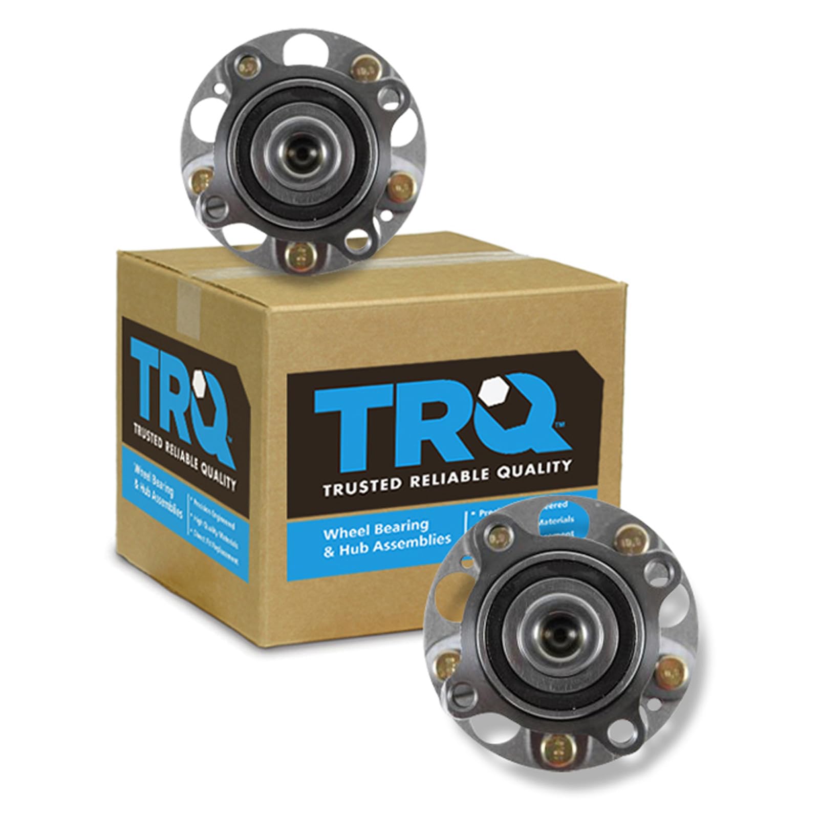 TRQ Wheel Bearing and Hub Assembly Set