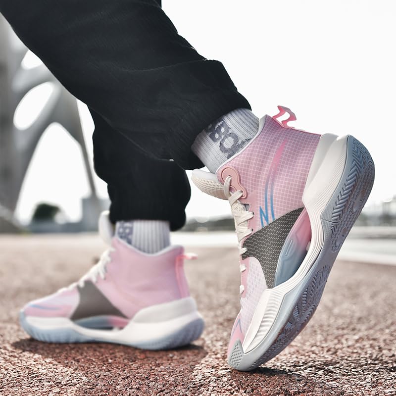 Chaussures de basket-ball hommes légères à semelle haute adhérence - 2