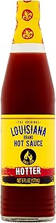 Louisiana Brand Hot Sauce, Hotter Hot Sauce (6 Fl Oz (Pack of 1))