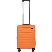 Nausica 21" Expandable Spinner - Polycarbonate Hardshell Carry On Luggage, TSA Lock, Double Wheels, Orange