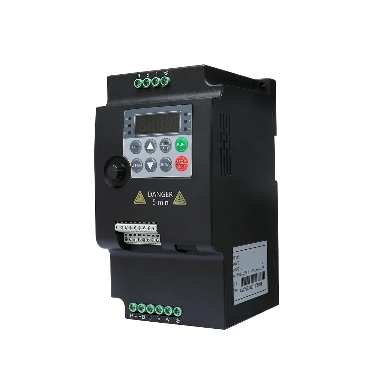 Convertidor de frecuencia Convertidor de frecuencia trifásico monofásico, 220V, 380V, 0,75kW, 1,5kW, 2,2kW, 4kW, 5,5kW, variador de Velocidad Ajustable(5.5KW 380V 3PH-3PH)