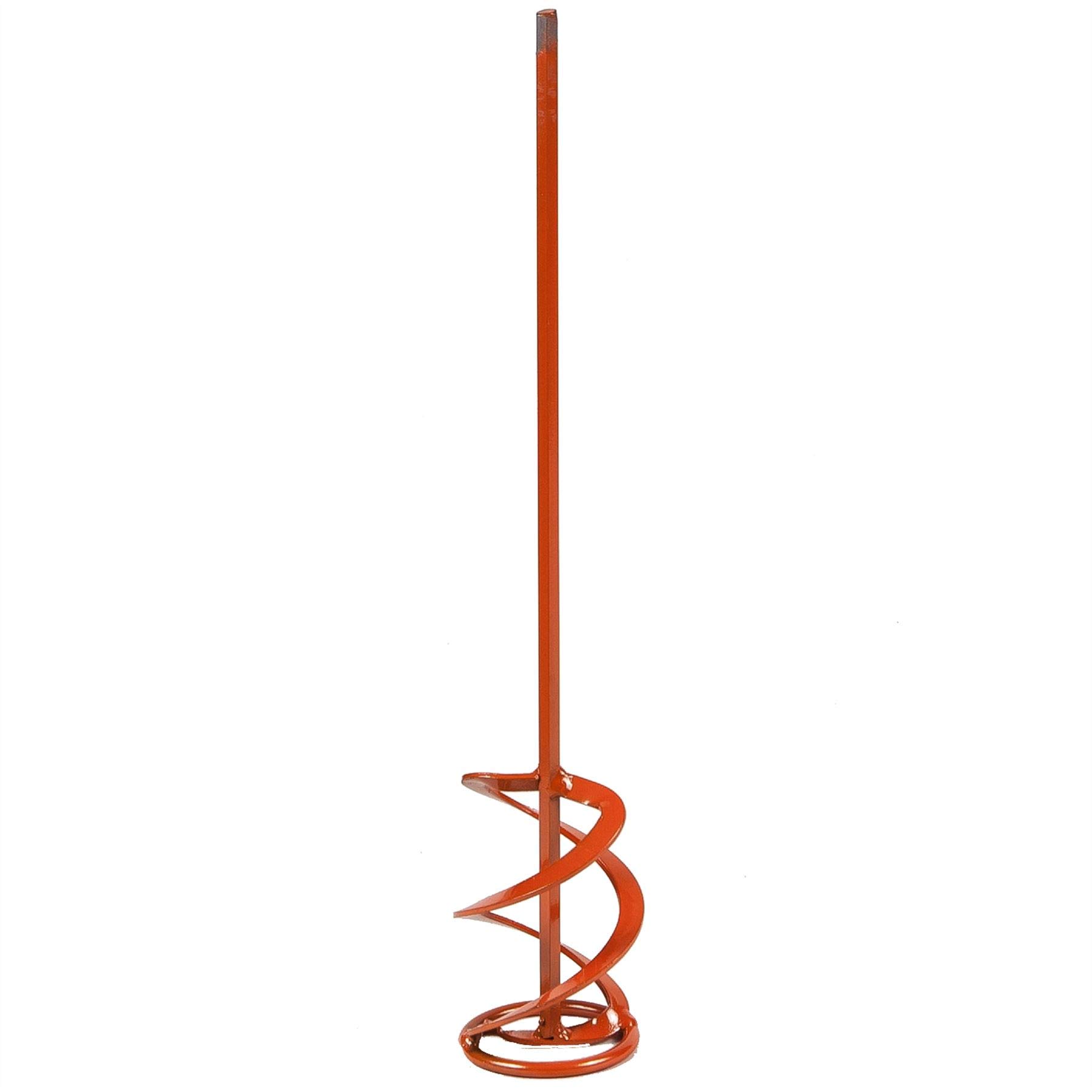 Helix Plus Mixing Paddle 70 x 400 x 8mm - HEX - Painted Mixer, Whisk, Stirrer -2-Blade - for Plaster, Gypsum, Adheives, Concrete, Cement, Glue, Paint, DIY - TLTY-1192