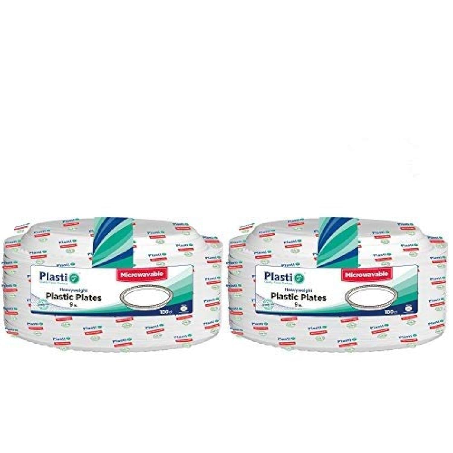 [200 Count] Disposable Plastic White 7 Inch Heavy Weight Dinner Plates, Great For Weddings, Home, Office, School, Party, Picnics, Take-out, Fast Food, Outdoor, Events, Or Every Day Use,