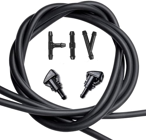 OTUAYAUTO - Boquillas para limpiaparabrisas para Chrysler, Dodge, Jeep, Ram Repl - Kit de manguera de boquillas para Ram Dodge Chrysler Jeep,Repl -