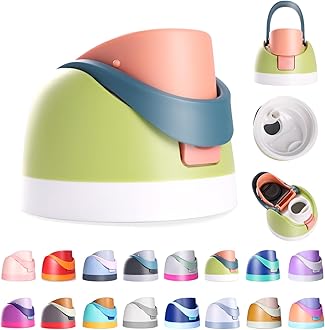 Replacement Lid for Owala Freesip, Compatible with Owala Cup 16oz 24oz 32oz 40oz, One Button Water Bottle Top Lid Replacement Accessory, Leakproof, BPA-Free, Fruit Green